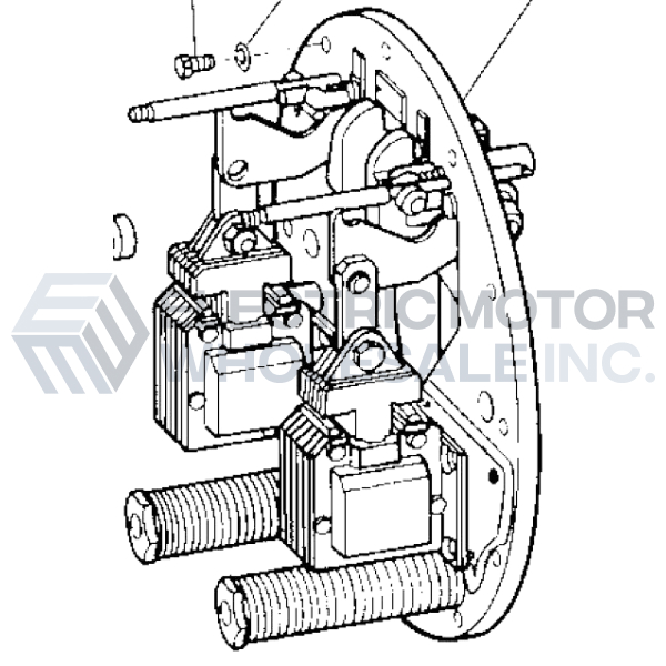 Image for STEARNS 500/750/1000FT-LB 86000 Series AC Support Plate 54266210050
